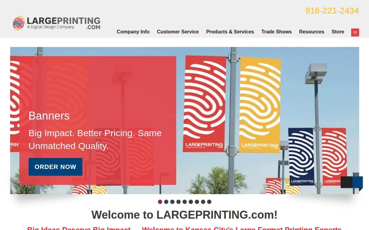 Homepage of Digital Design, LLC