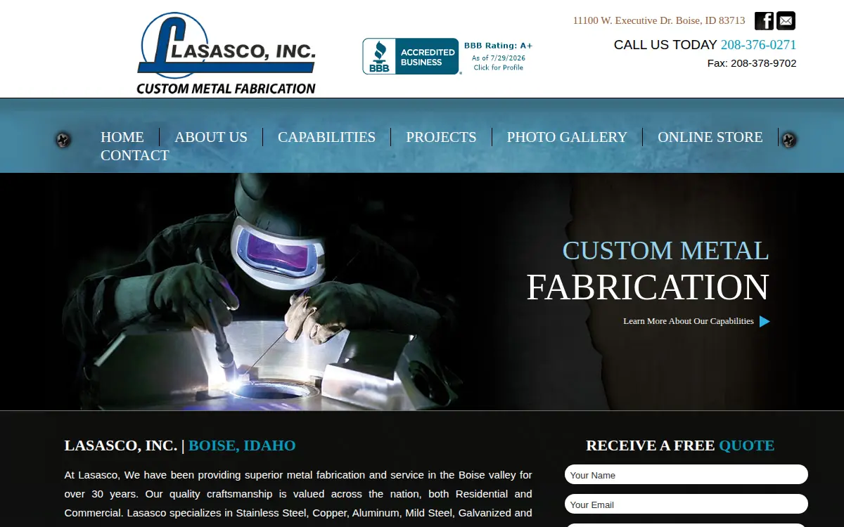 Homepage of Lasasco INC