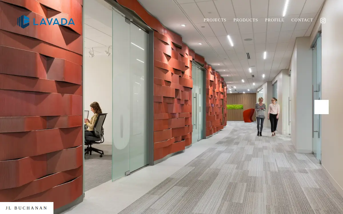 Homepage of Lavada, INC.