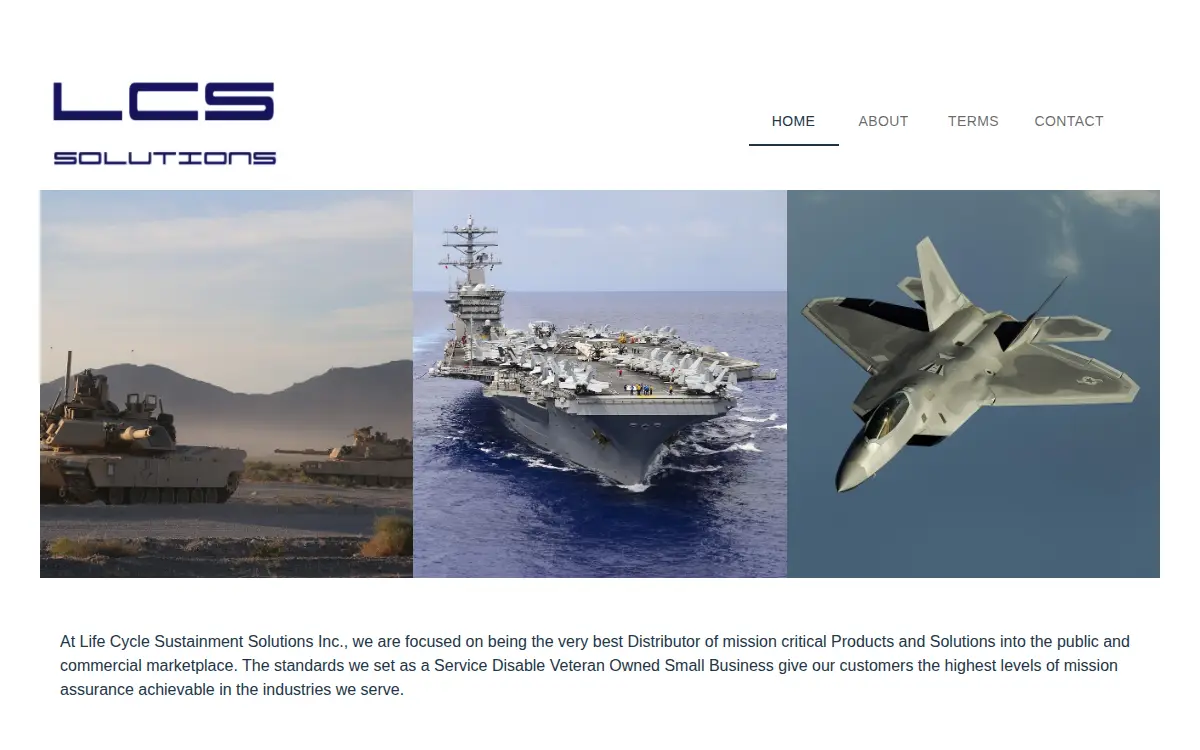 Homepage of Life Cycle Sustainment Solutions INC
