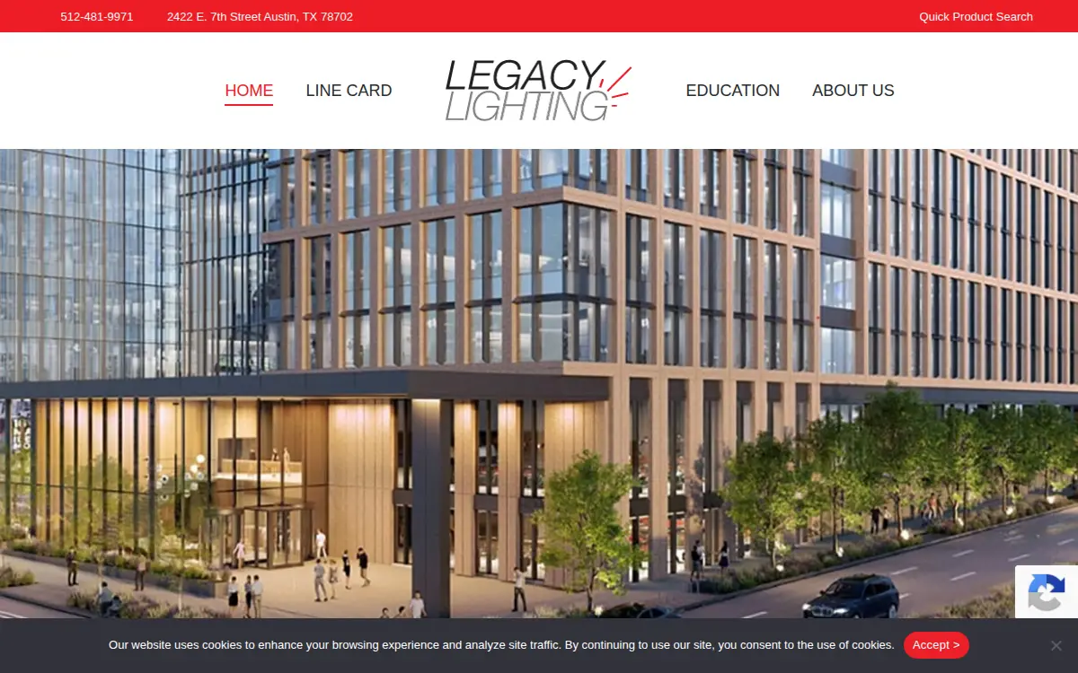 Homepage of Legacy Lighting INC