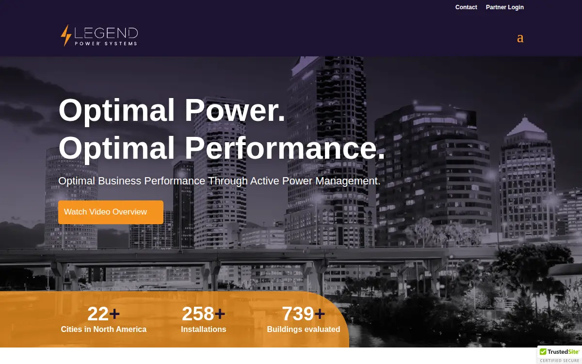 Homepage of Legend Power Systems CORP.