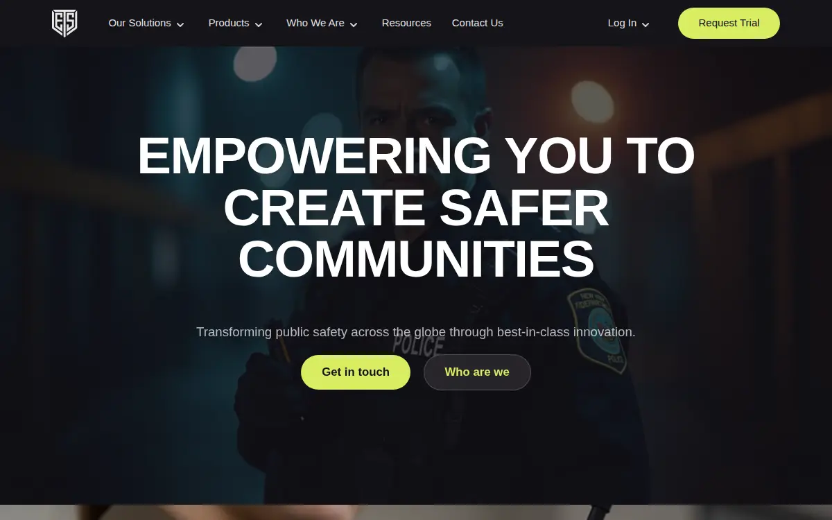 Homepage of Lets - a Law Enforcement Technologies Corporation