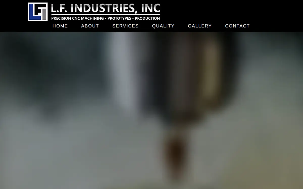Homepage of L.f. Industries, INC.