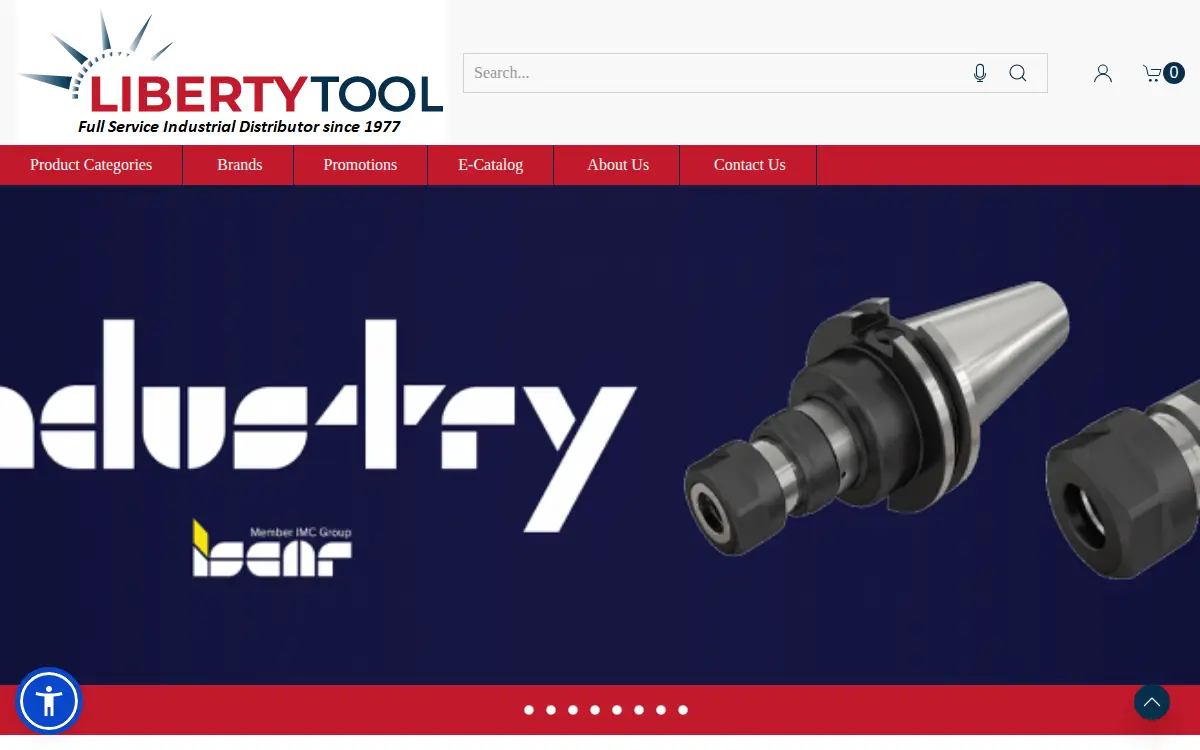 Homepage of Liberty Tool Company INC