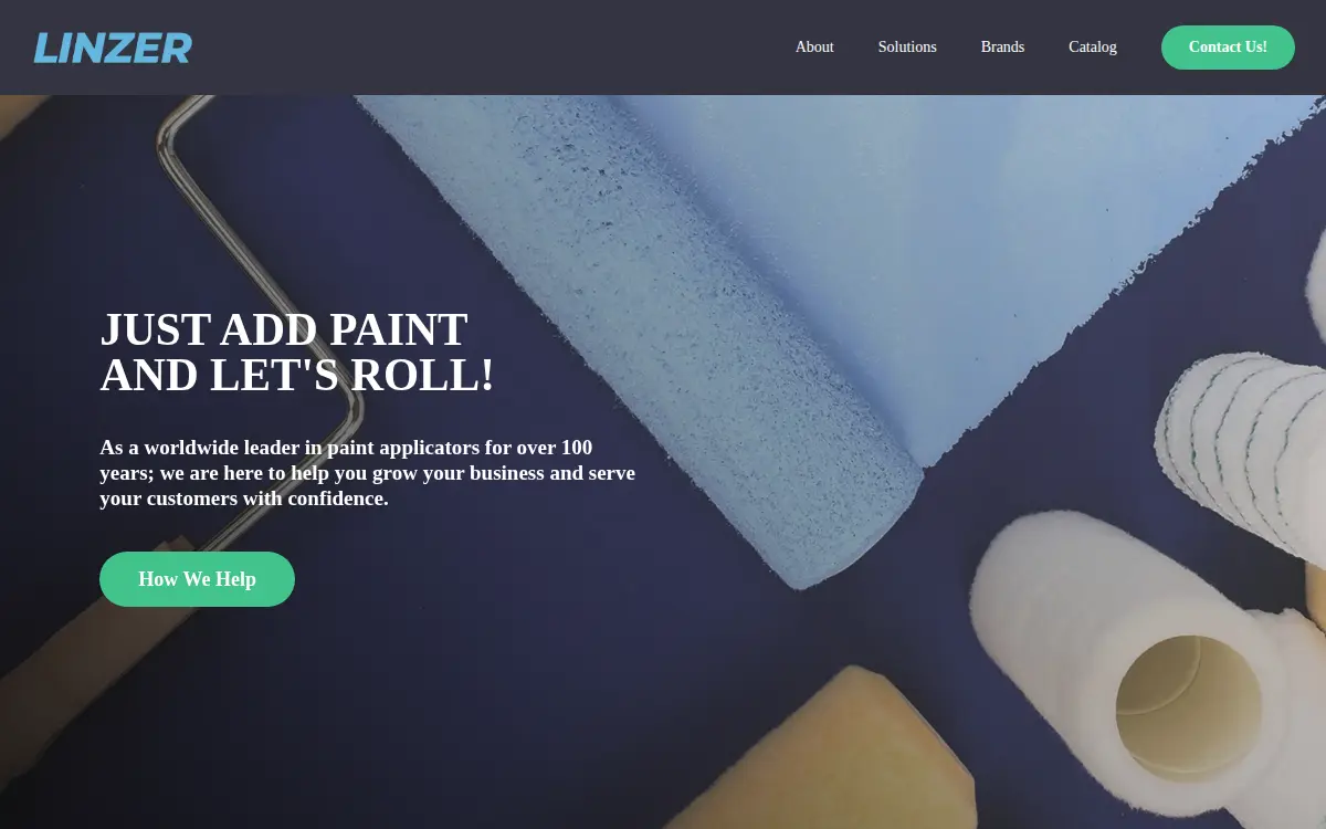 Homepage of Linzer Products CORP