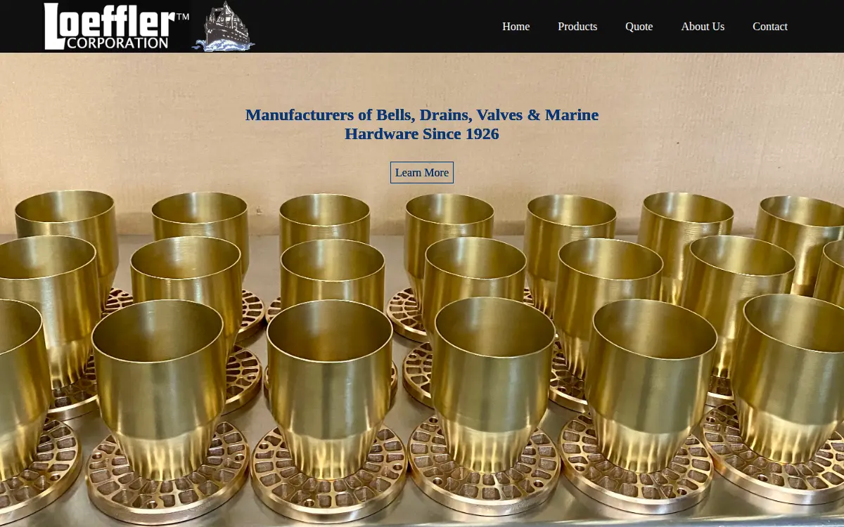 Homepage of Loeffler CORP