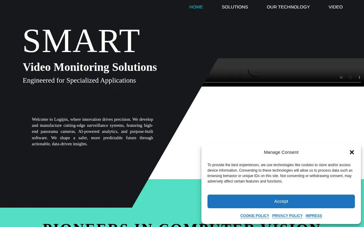 Homepage of Logipix US Corporation