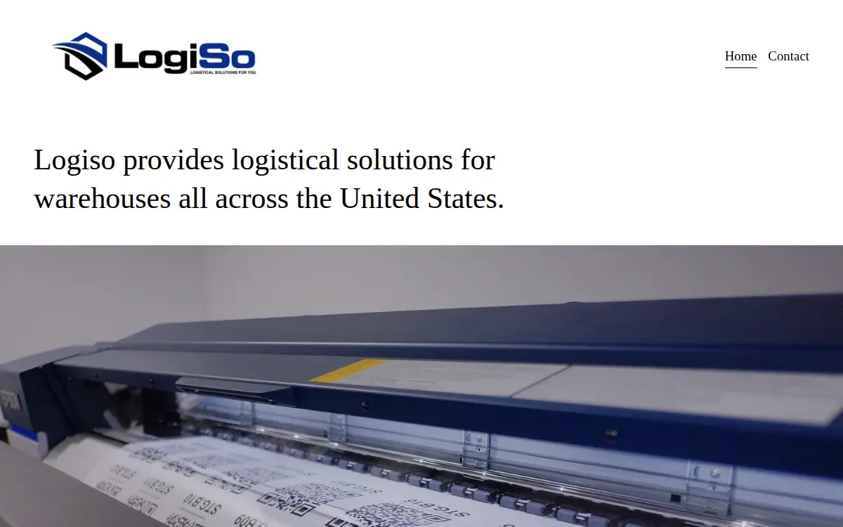 Homepage of Logiso LLC