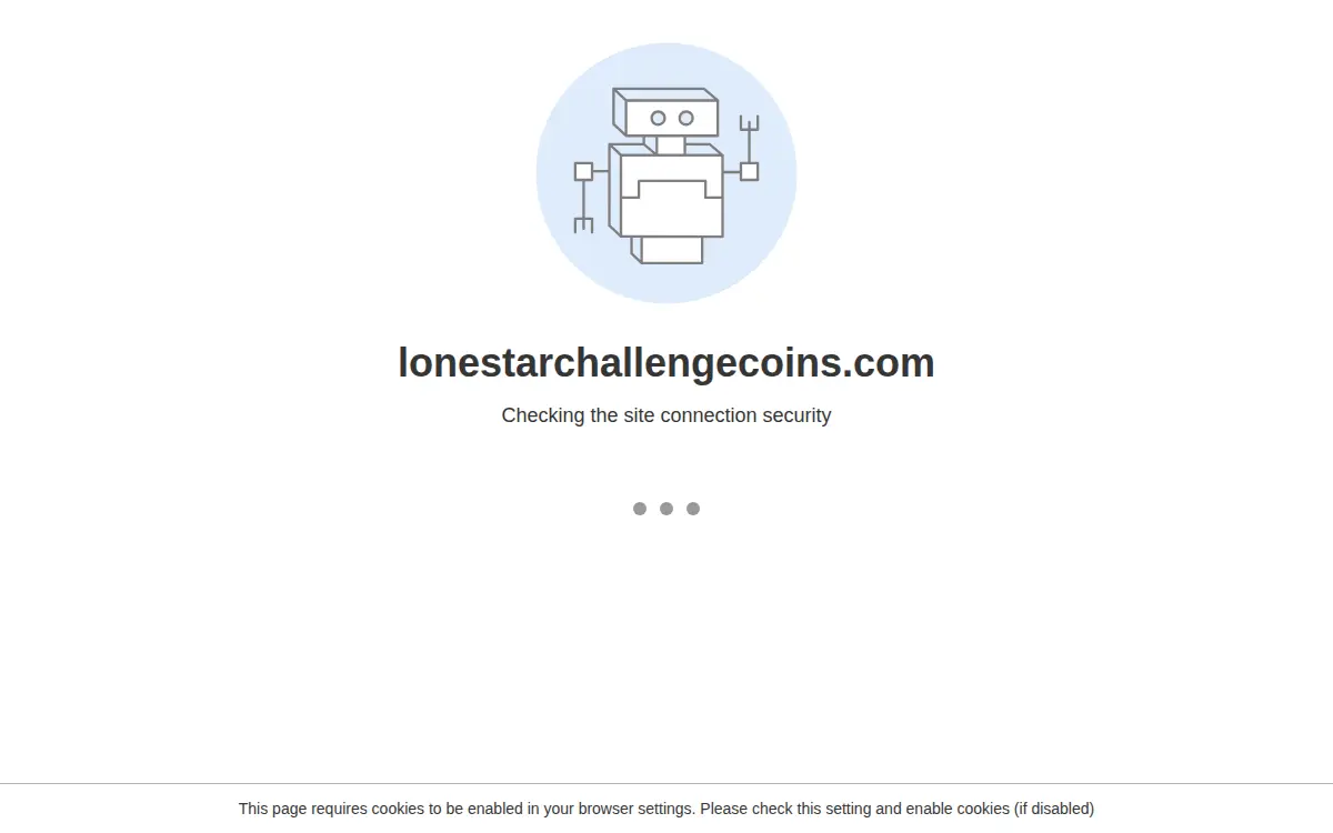 Homepage of Lone Star Challenge Coins LLC