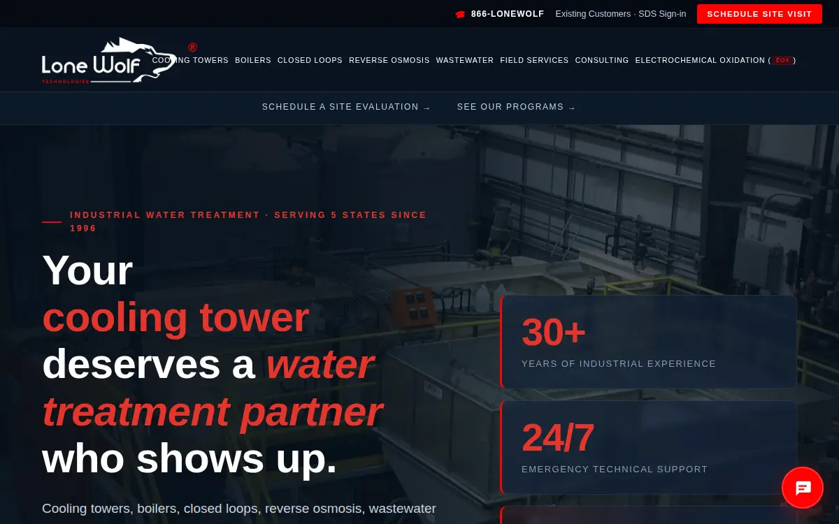 Homepage of Lone Wolf Technologies, INC