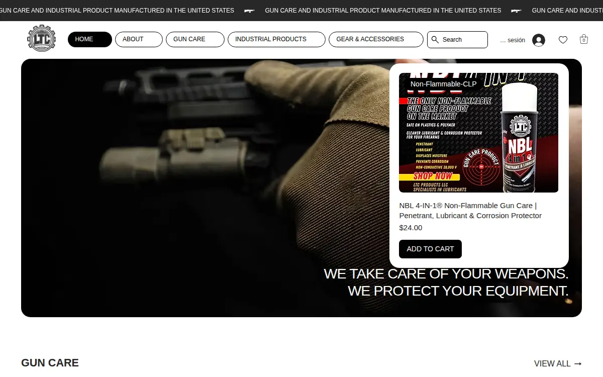 Homepage of Ltc Products LLC