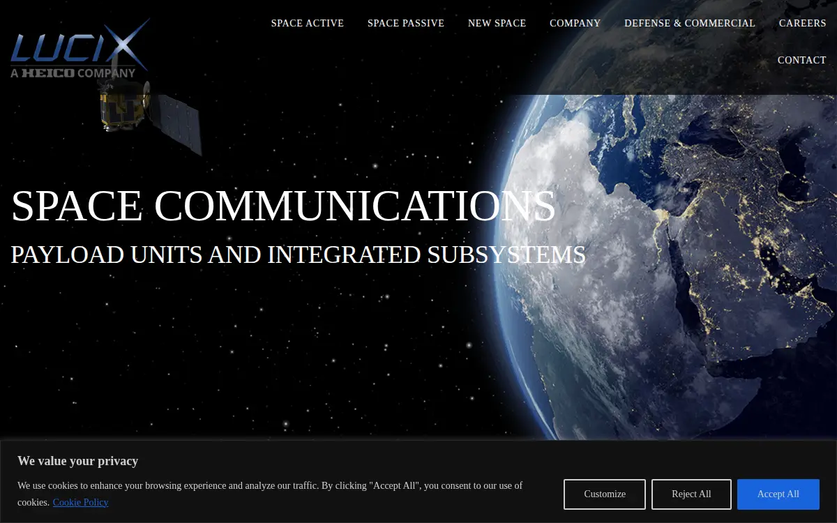 Homepage of Lucix CORP