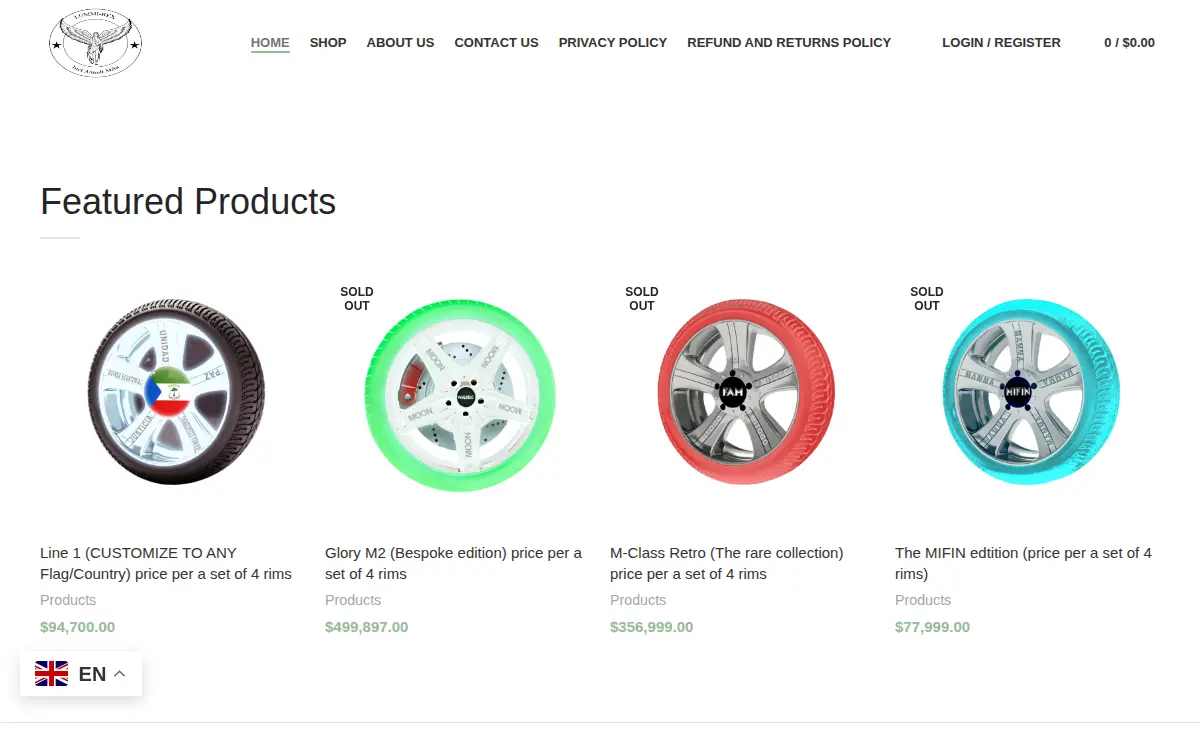 Homepage of Lummi-rex Technologies LLC