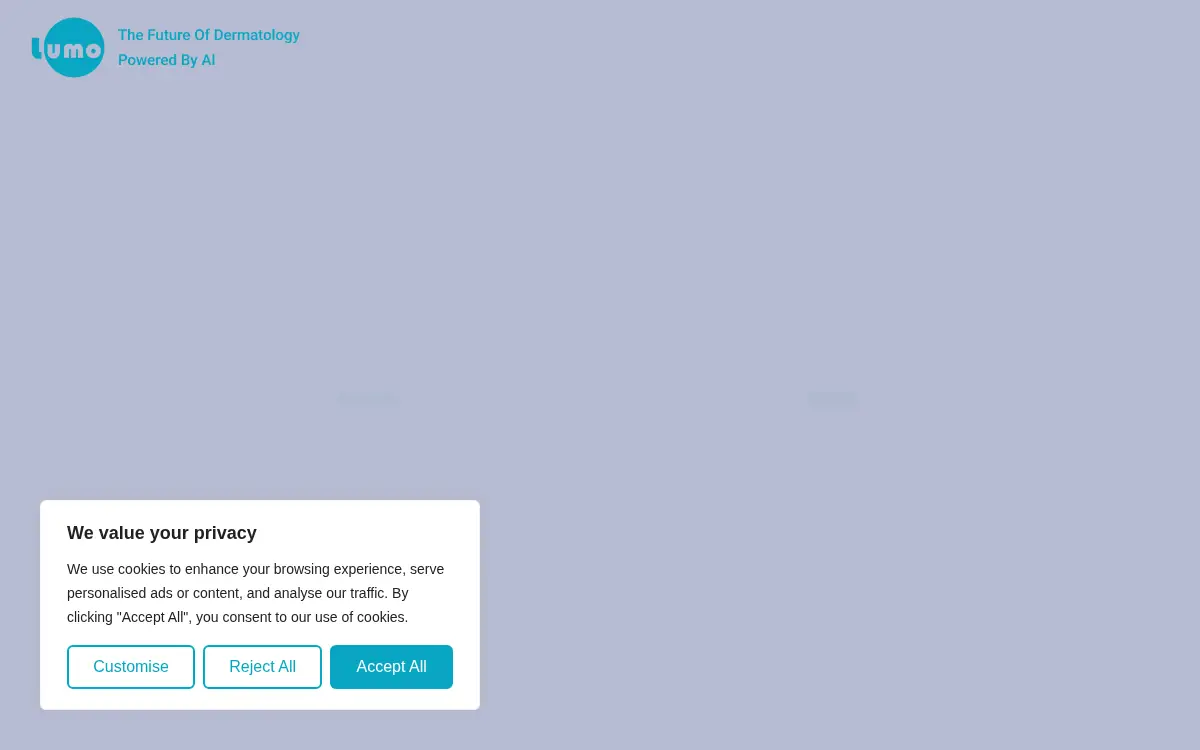 Homepage of Lumo Imaging LLC