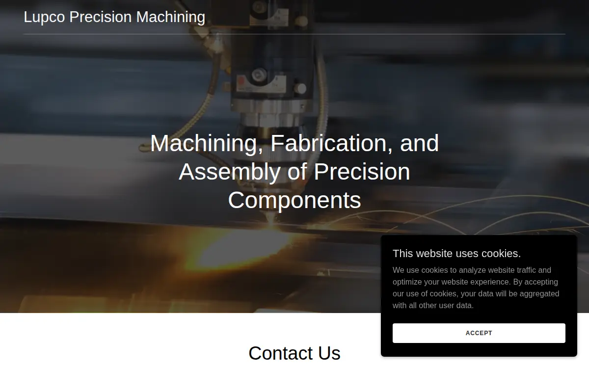 Homepage of Lupco, INC.