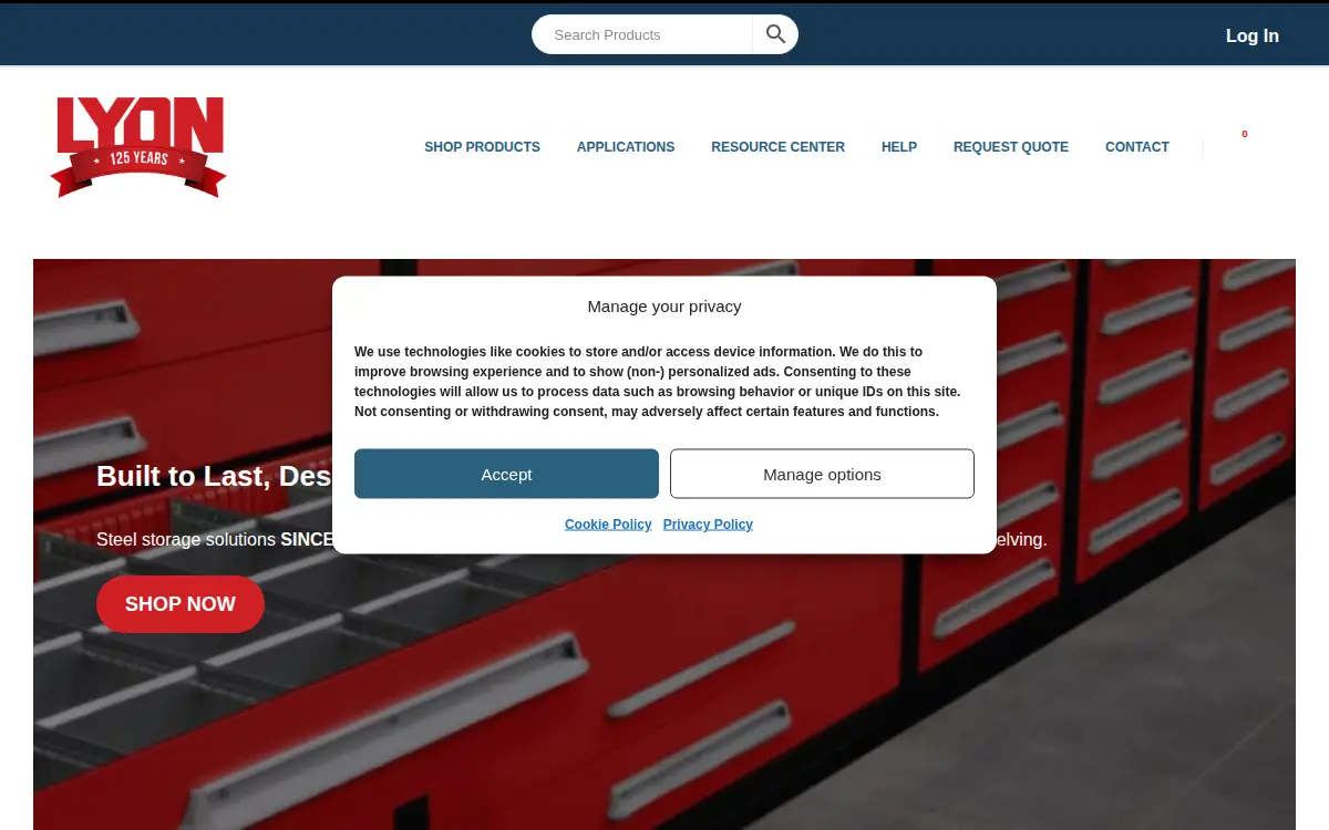 Homepage of Lyon LLC