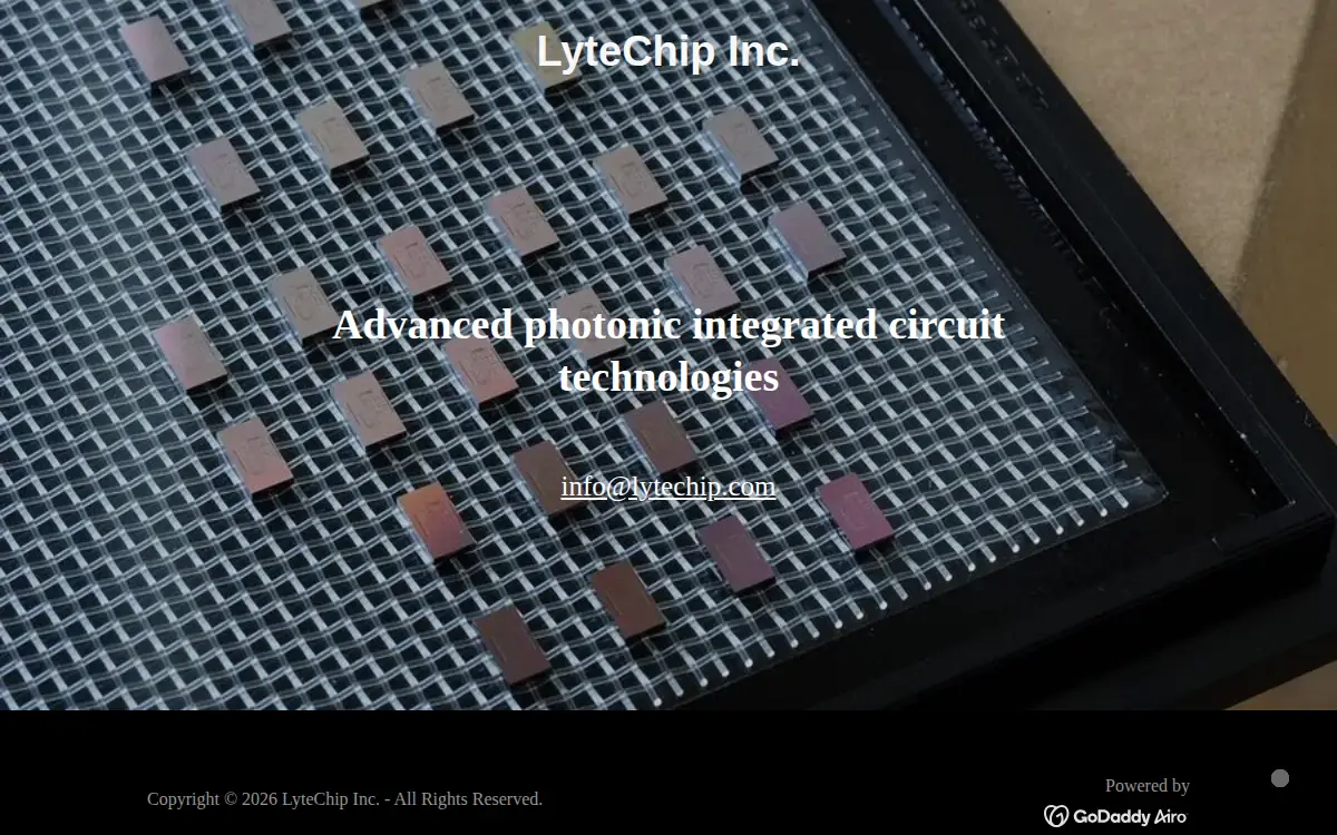 Homepage of Lytechip INC.