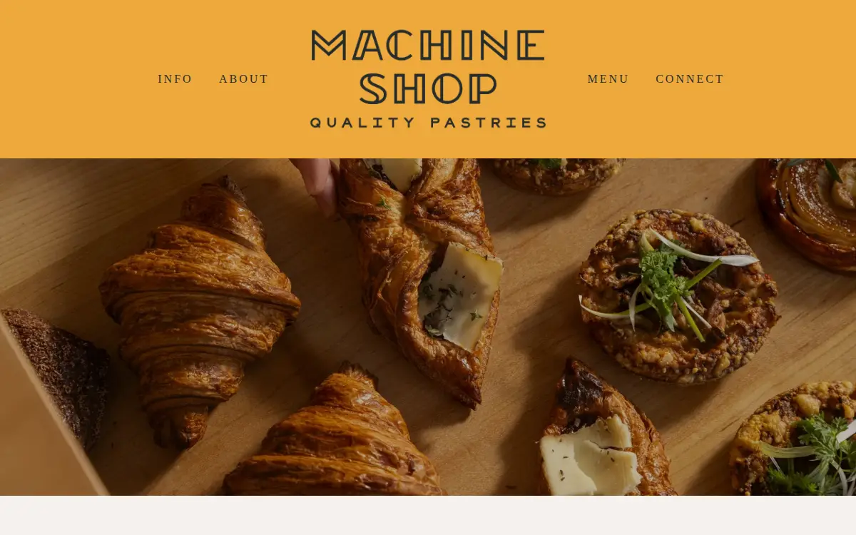 Homepage of The Machine Shop Boulangerie LLC