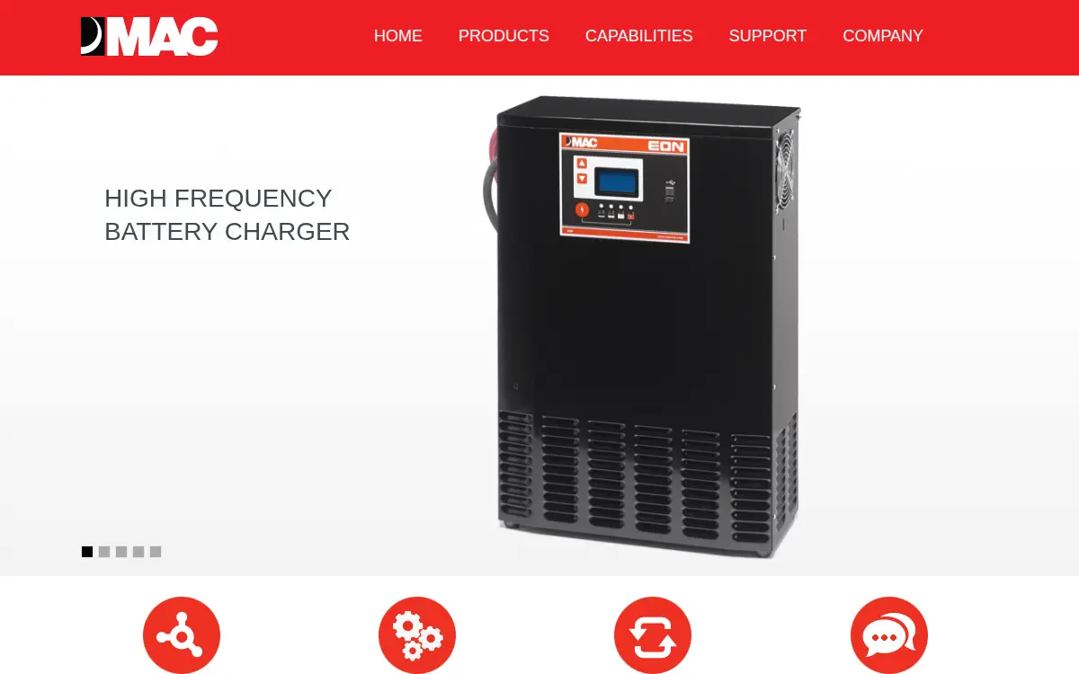 Homepage of Motor Appliance Corporation