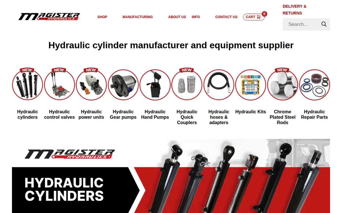 Homepage of Magister LLC