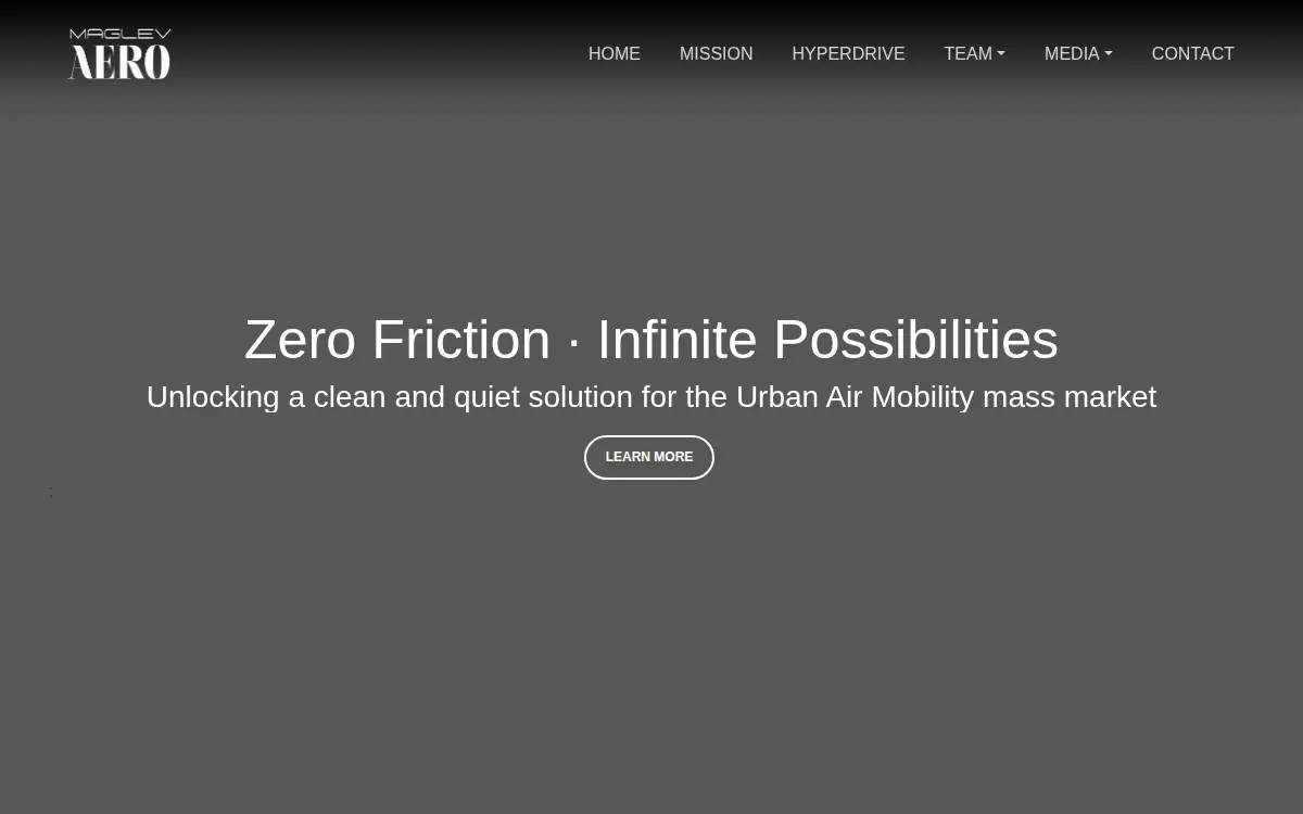 Homepage of Maglev Aero INC