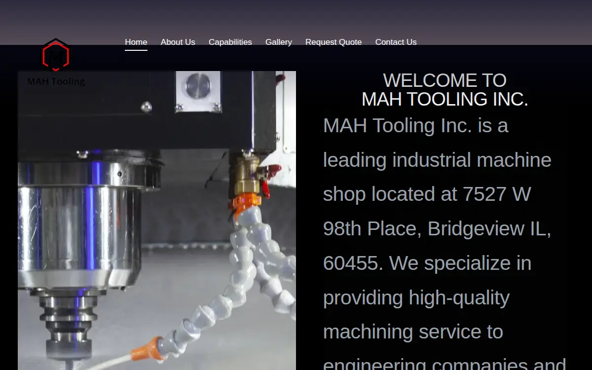 Homepage of Mah Tooling CO