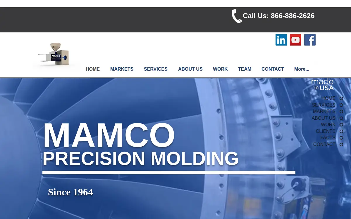 Homepage of Mold-a-matic CORP
