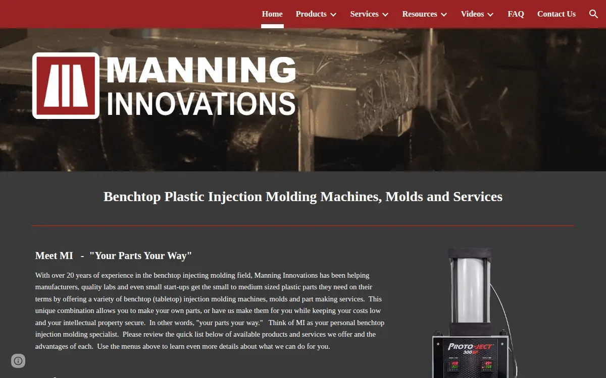Homepage of Ritchie Manning