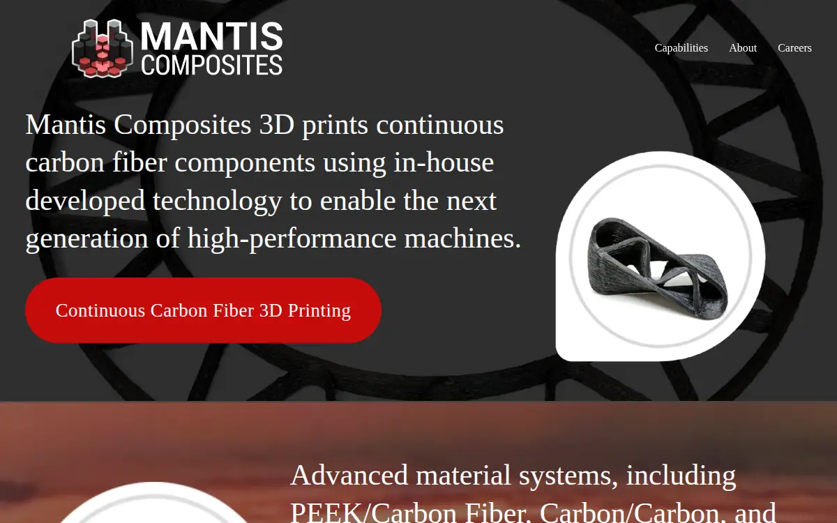 Homepage of Mantis Composites INC