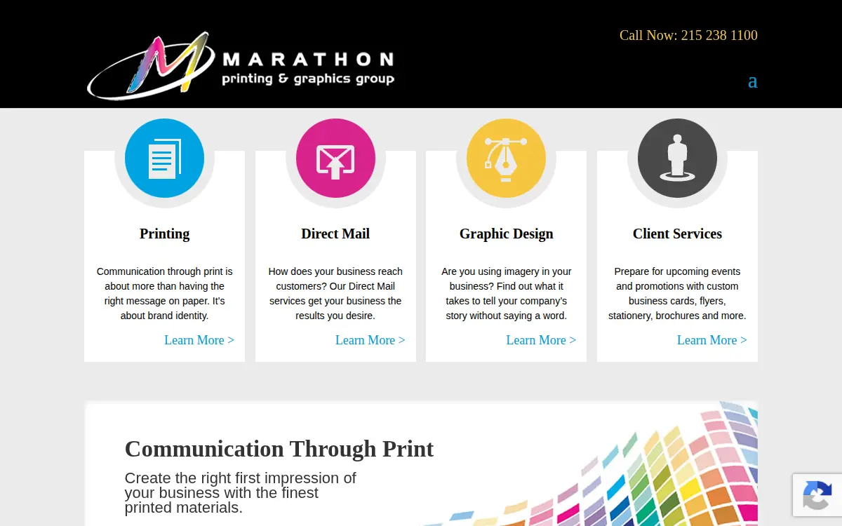 Homepage of Marathon Printing INC