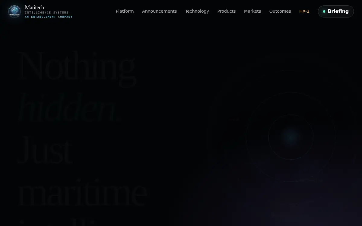 Homepage of Maritech Intelligence Systems INC