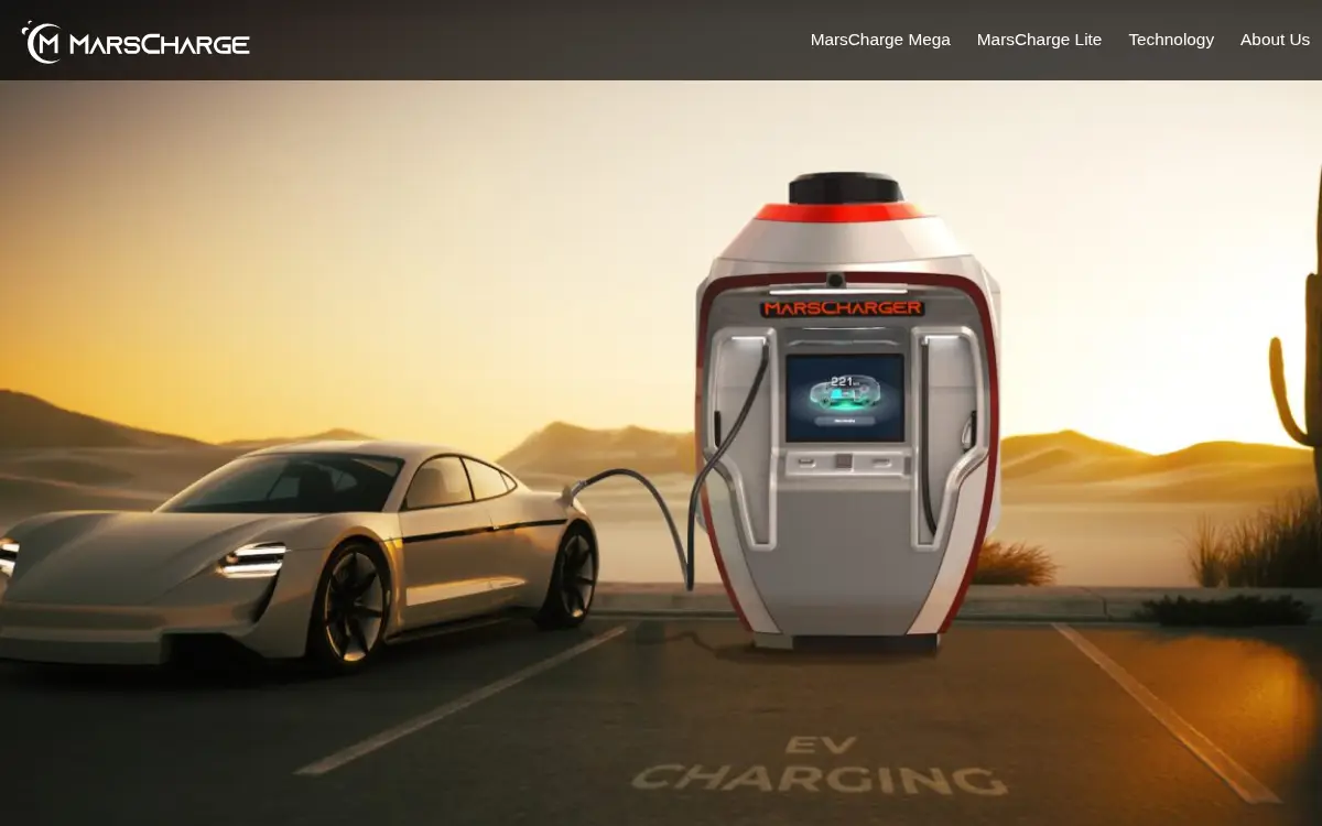 Homepage of Marscharge, INC.
