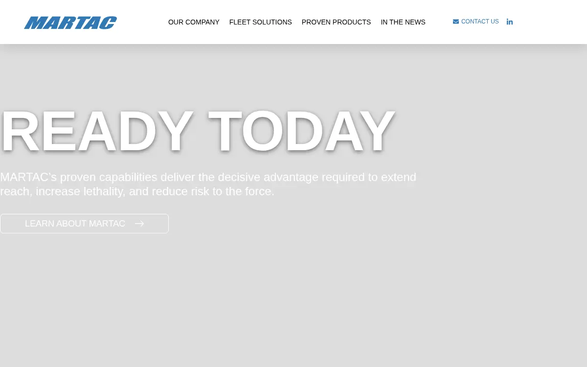 Homepage of Maritime Tactical Systems INC.