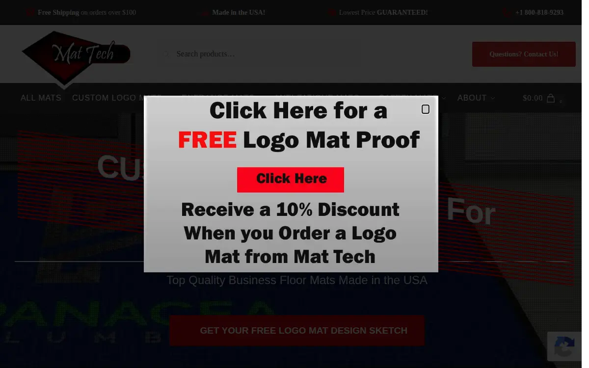 Homepage of Mat-tech LLC