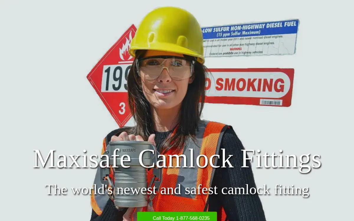 Homepage of Maxisafe Fittings LLC