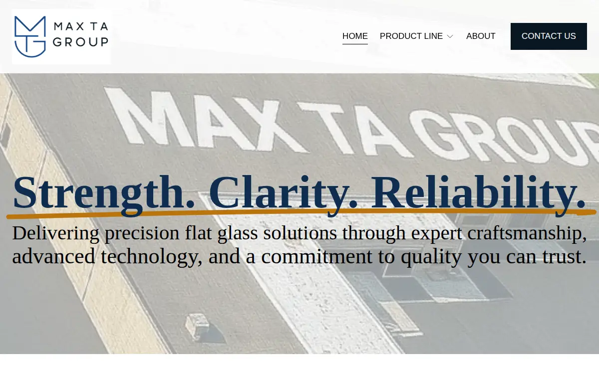 Homepage of Max Ta Group LLC