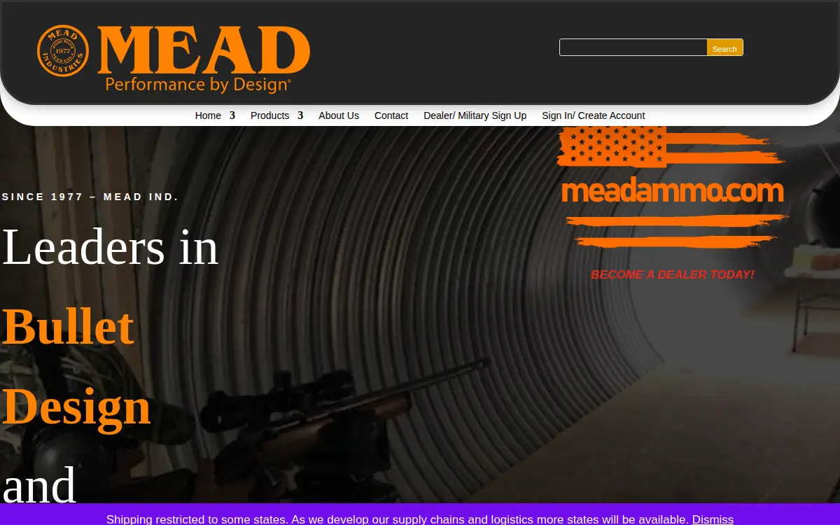 Homepage of Mead Industries, INC.