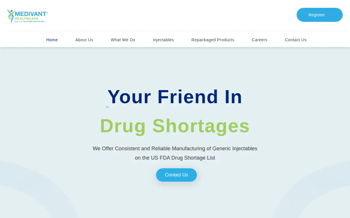 Homepage of Tailstorm Health, INC