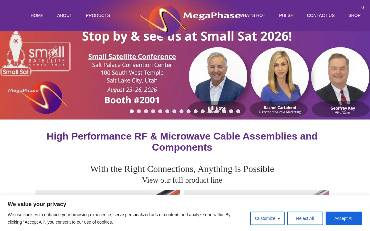 Homepage of Megaphase LLC