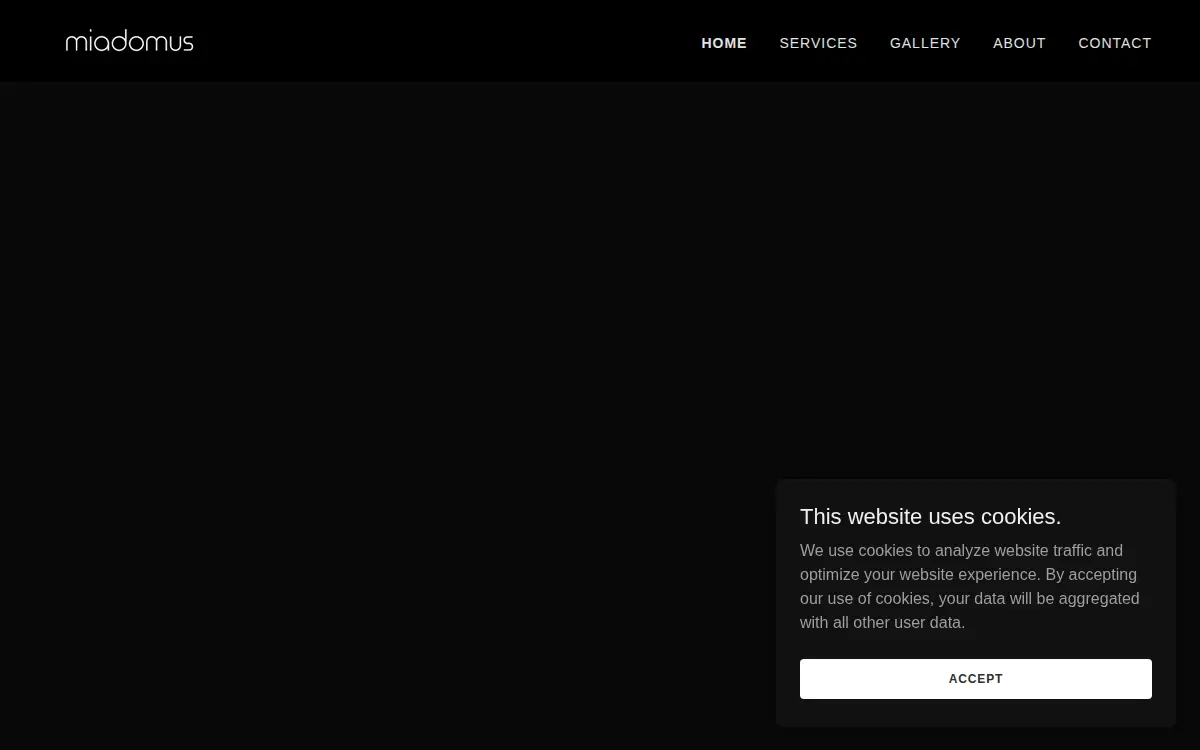 Homepage of Miadomus LLC