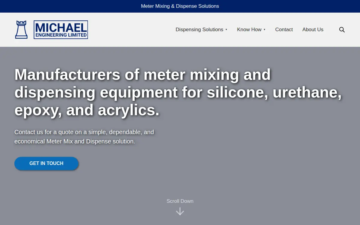 Homepage of Michael Engineering, LTD