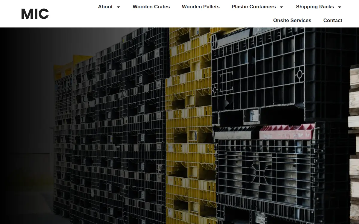 Homepage of Michigan Industrial Container LLC