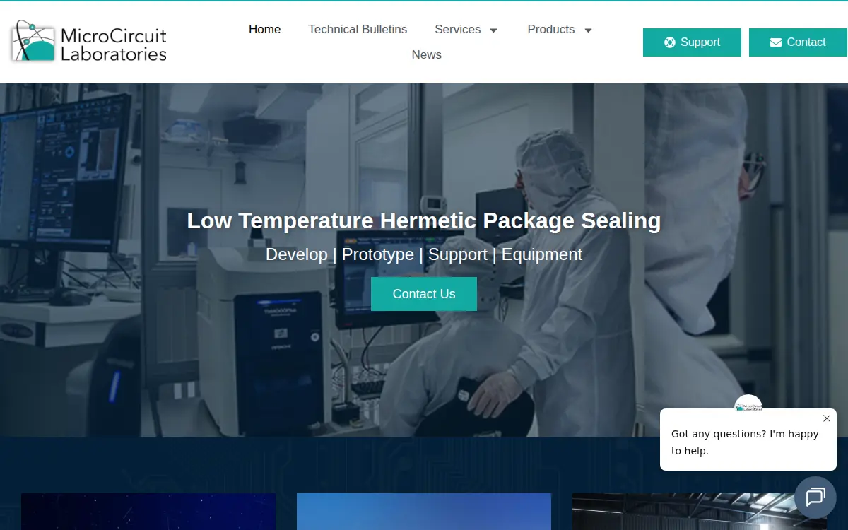 Homepage of Microcircuit Laboratories LLC