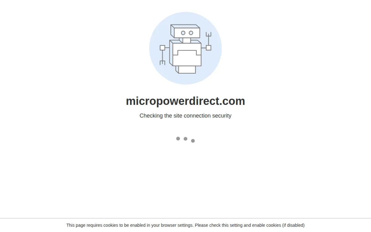 Homepage of Micropower Direct, LLC