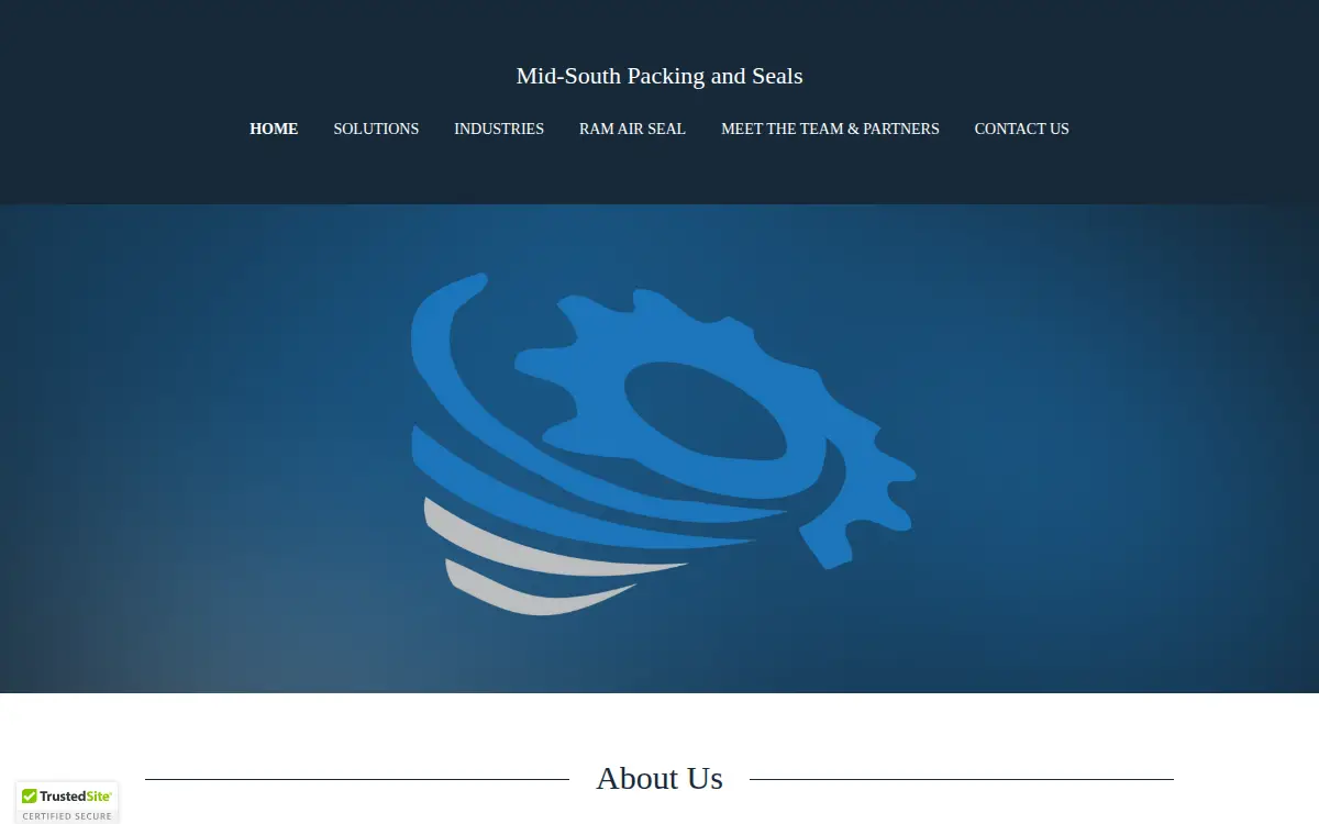 Homepage of Mid-south Packing and Seals, LLC