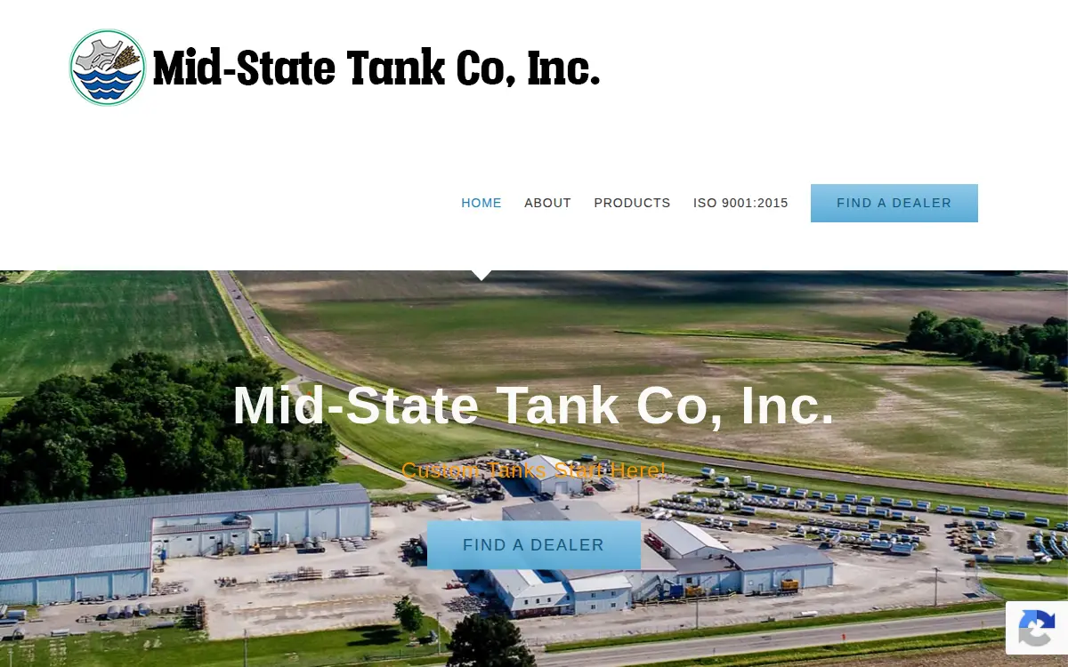 Homepage of Mid-state Tank CO INC