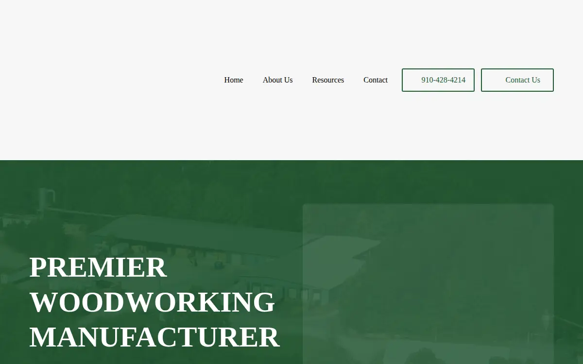 Homepage of Midway Woodworking, LLC