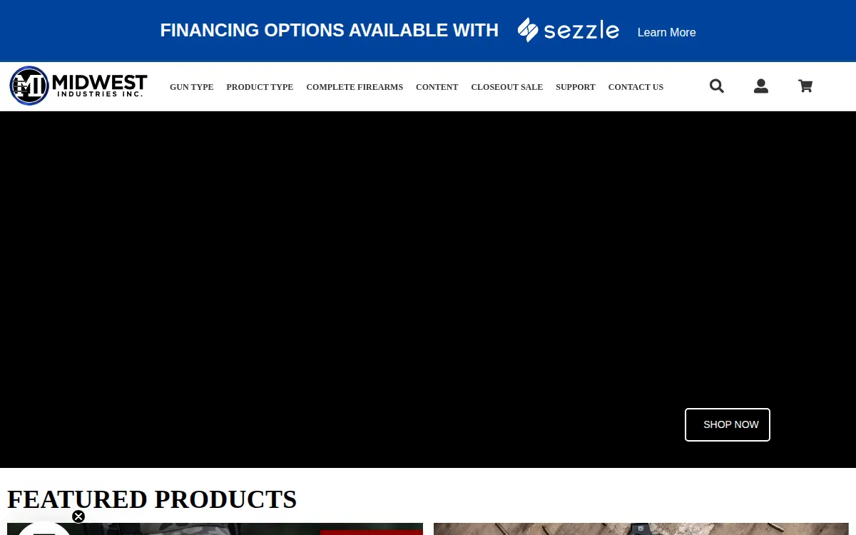 Homepage of Midwest Industries, INC