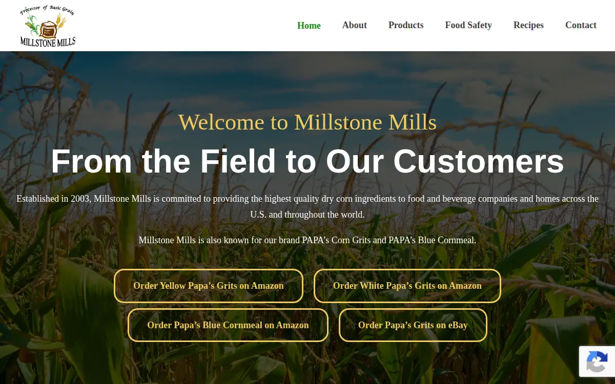 Homepage of Millstone Mills, INC